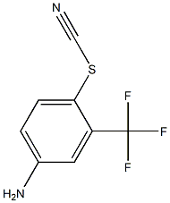 Thiocyanic acid, 4-amino-2-(trifluoromethyl)phenyl ester Structure