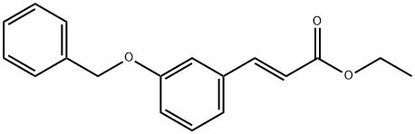 3-(3-Benzyloxy-phenyl)-acrylic acid ethyl ester Structure