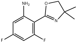 2-(4,4-dimethyl-4,5-dihydrooxazol-2-yl)-3,5-difluoroaniline Structure