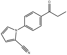 1-(4-propionylphenyl)-1H-pyrrole-2-carbonitrile Structure