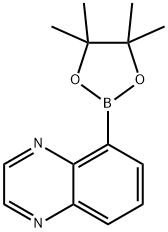 Quinoxalin-5-ylboronic acid pinacol ester Structure