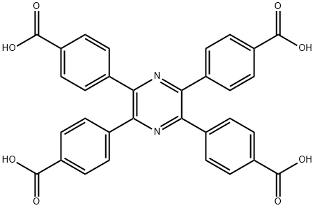 4,4',4'',4'''-(pyrazine-2,3,5,6-tetrayl)tetrabenzoic acid 구조식 이미지