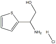 [2- HYDROXY-1-(THIOPHEN-2-YL)ETHYL]AMINE HYDROCHLORIDE Structure