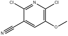 2,6-Dichloro-5-methoxynicotinonitrile Structure