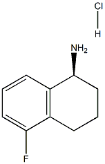 (1S)-5-FLUORO-1,2,3,4-TETRAHYDRONAPHTHYLAMINE HYDROCHLORIDE 구조식 이미지