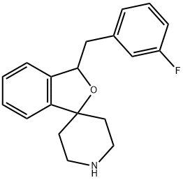 3-(3-fluorobenzyl)-3H-spiro[isobenzofuran-1,4'-piperidine] Structure