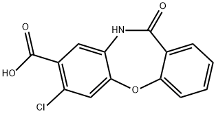 7-chloro-11-oxo-10,11-dihydrodibenzo[b,f][1,4]oxazepine-8-carboxylic acid Structure