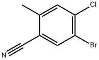 5-Bromo-4-chloro-2-methyl-benzonitrile Structure