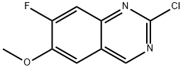 2-chloro-7-fluoro-6-methoxyquinazoline Structure