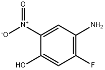 4-amino-5-fluoro-2-nitro-Phenol 구조식 이미지