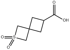 2-thiaspiro[3.3]heptane-6-carboxylic acid 2,2-dioxide Structure