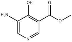 5-Amino-4-hydroxy-nicotinic acid methyl ester 구조식 이미지