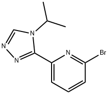 2093329-79-2 2-bromo-6-(4-isopropyl-4H-1,2,4-triazol-3-yl)pyridine