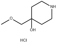 4-(methoxymethyl)piperidin-4-ol hydrochloride 구조식 이미지