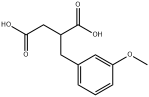 2-(3-methoxybenzyl)succinic acid 구조식 이미지