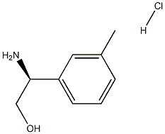 (S)-2-AMINO-2-(M-TOLYL)ETHANOL HCL Structure