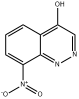 8-Nitrocinnolin-4-ol 구조식 이미지