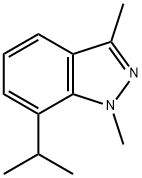 7-isopropyl-1,3-dimethyl-1H-indazole Structure