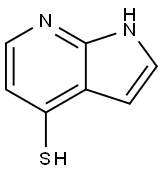 1H-pyrrolo[2,3-b]pyridine-4-thiol 구조식 이미지