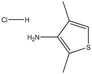 2,4-dimethylthiophen-3-amine hydrochloride 구조식 이미지