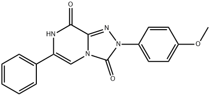 2-(4-methoxyphenyl)-6-phenyl-[1,2,4]triazolo[4,3-a]pyrazine-3,8(2H,7H)-dione Structure