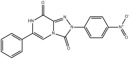 2-(4-nitrophenyl)-6-phenyl-[1,2,4]triazolo[4,3-a]pyrazine-3,8(2H,7H)-dione Structure