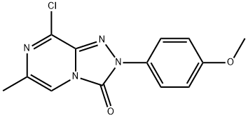 8-chloro-2-(4-methoxyphenyl)-6-methyl-[1,2,4]triazolo[4,3-a]pyrazin-3(2H)-one Structure