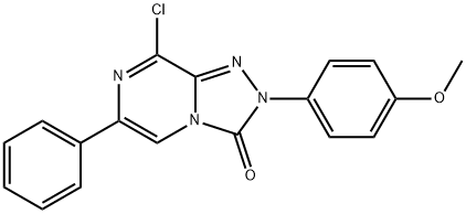 8-chloro-2-(4-methoxyphenyl)-6-phenyl-[1,2,4]triazolo[4,3-a]pyrazin-3(2H)-one Structure