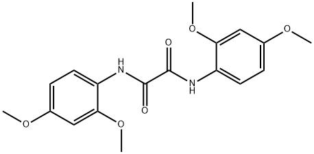 N,N'-bis(2,4-dimethoxyphenyl)oxamide 구조식 이미지