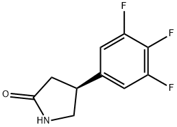 (S)-4-(3,4,5-trifluorophenyl)pyrrolidin-2-one Structure