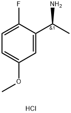 (S)-1-(2-fluoro-5-methoxyphenyl)ethan-1-amine hydrochloride Structure