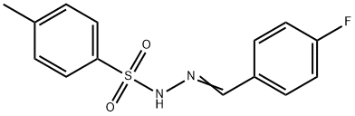 N'-(4-fluorobenzylidene)-4-methylbenzenesulfonohydrazide 구조식 이미지