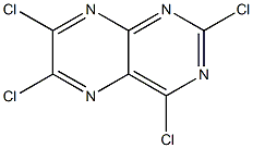 Pteridine, 2,4,6,7-tetrachloro- Structure