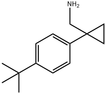 [1-(4-tert-butylphenyl)cyclopropyl]methanamine Structure
