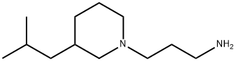 3-(3-isobutylpiperidin-1-yl)propan-1-amine Structure