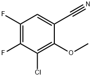3-Chloro-4,5-difluoro-2-methoxy-benzonitrile 구조식 이미지
