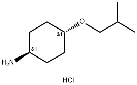 trans 4-isobutoxycyclohexanamine hydrochloride Structure