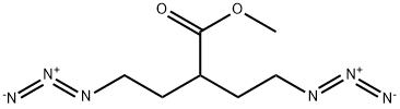 methyl 4-azido-2-(2-azidoethyl)butanoate Structure