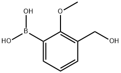 3-(Hydroxymethyl)-2-methoxyphenylboronic acid 구조식 이미지