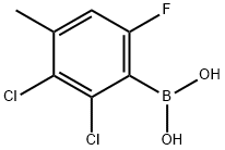 (2,3-dichloro-6-fluoro-4-methylphenyl)boronic acid Structure