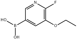 2-Fluoro-3-ethoxypyridine-5-boronic acid Structure