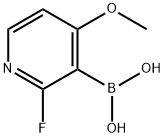 2-Fluoro-4-methoxypyridine-3-boronic acid Structure