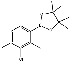 3-Chloro-2,4-dimethylphenylboronic acid pinacol ester Structure