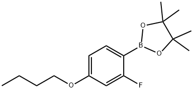 4-Butoxy-2-fluorophenylboronic acid pinacol ester Structure