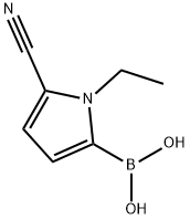 (5-cyano-1-ethyl-1H-pyrrol-2-yl)boronic acid Structure