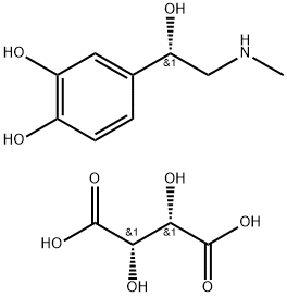 (+)-Epinephrine(-)-Bitartrate Structure