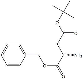 L-Aspartic acid, 4-(1,1-dimethylethyl) 1-(phenylmethyl) ester 구조식 이미지