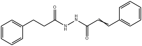 3-phenyl-N'-(3-phenylpropanoyl)acrylohydrazide 구조식 이미지