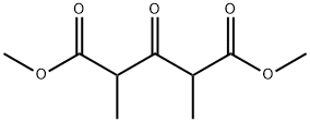 DIMETHYL 2,4-DIMETHYL-3-OXOPENTANEDIOATE Structure