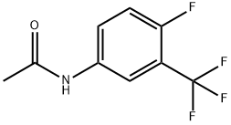 Acetamide, N-[4-fluoro-3-(trifluoromethyl)phenyl]- 구조식 이미지